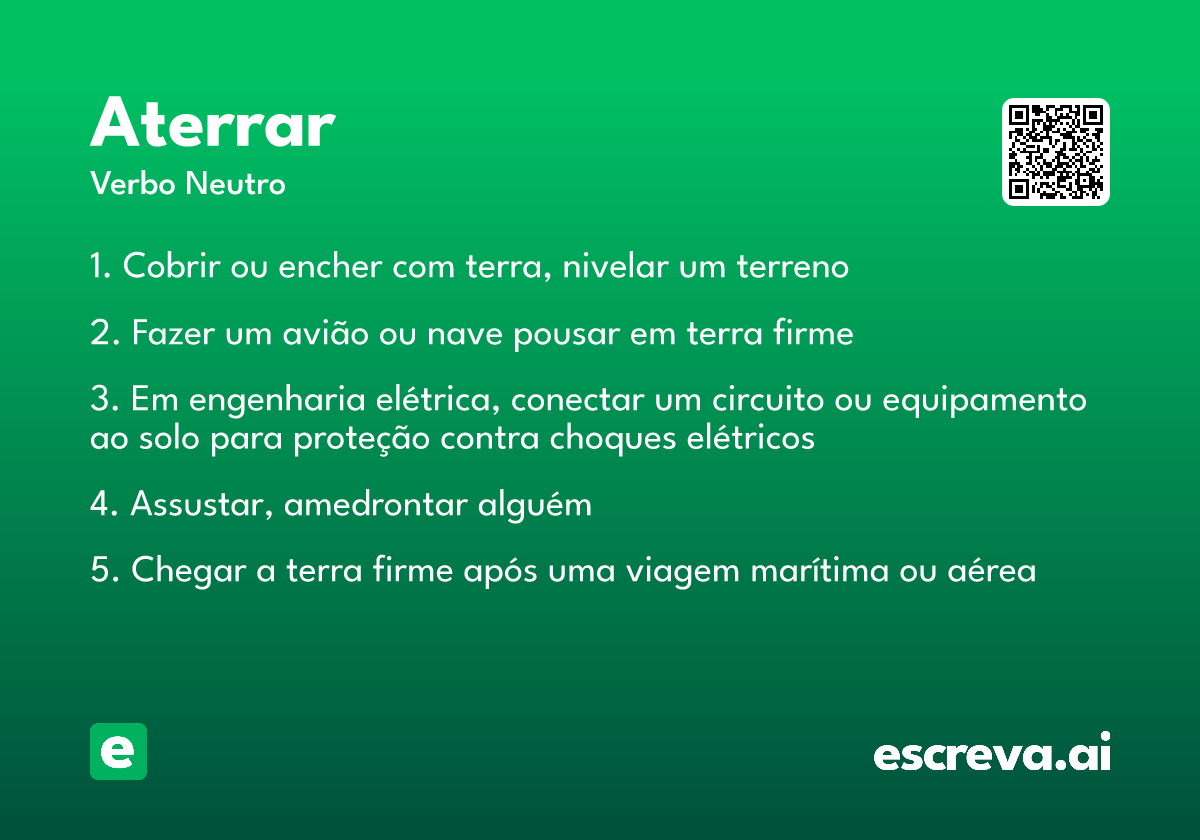 aterrar
