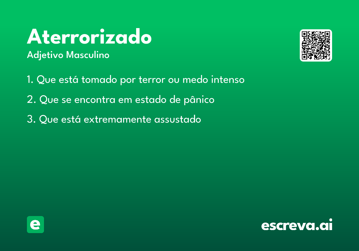 aterrorizado