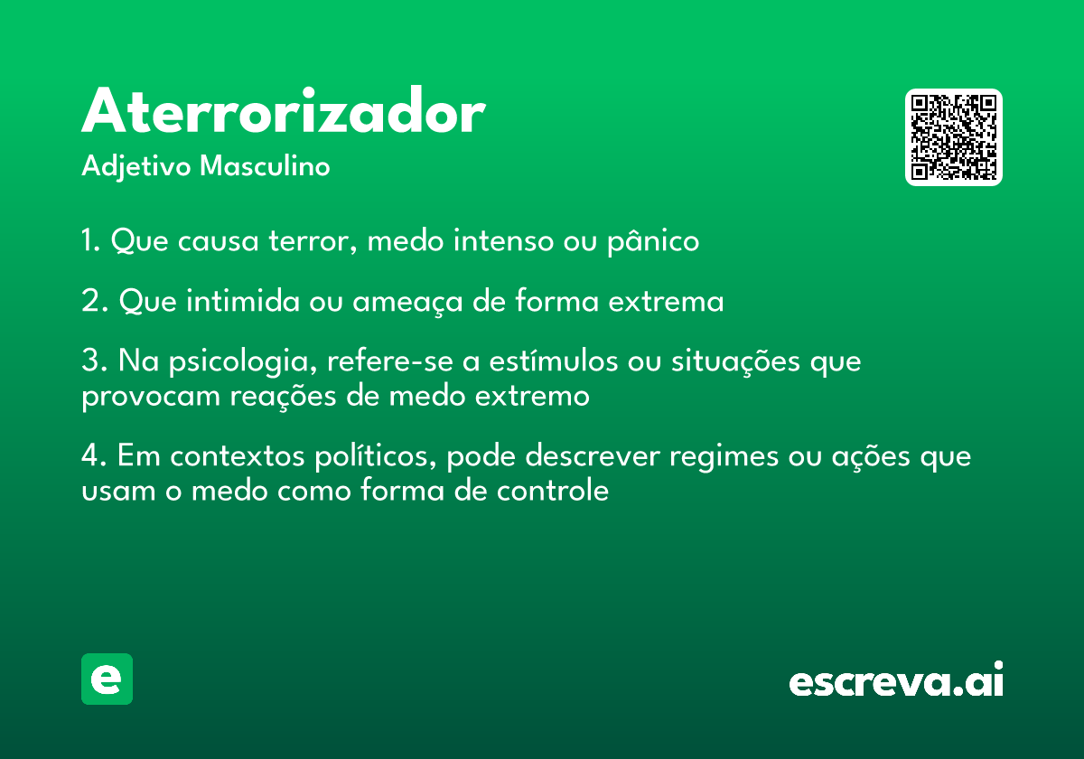 aterrorizador