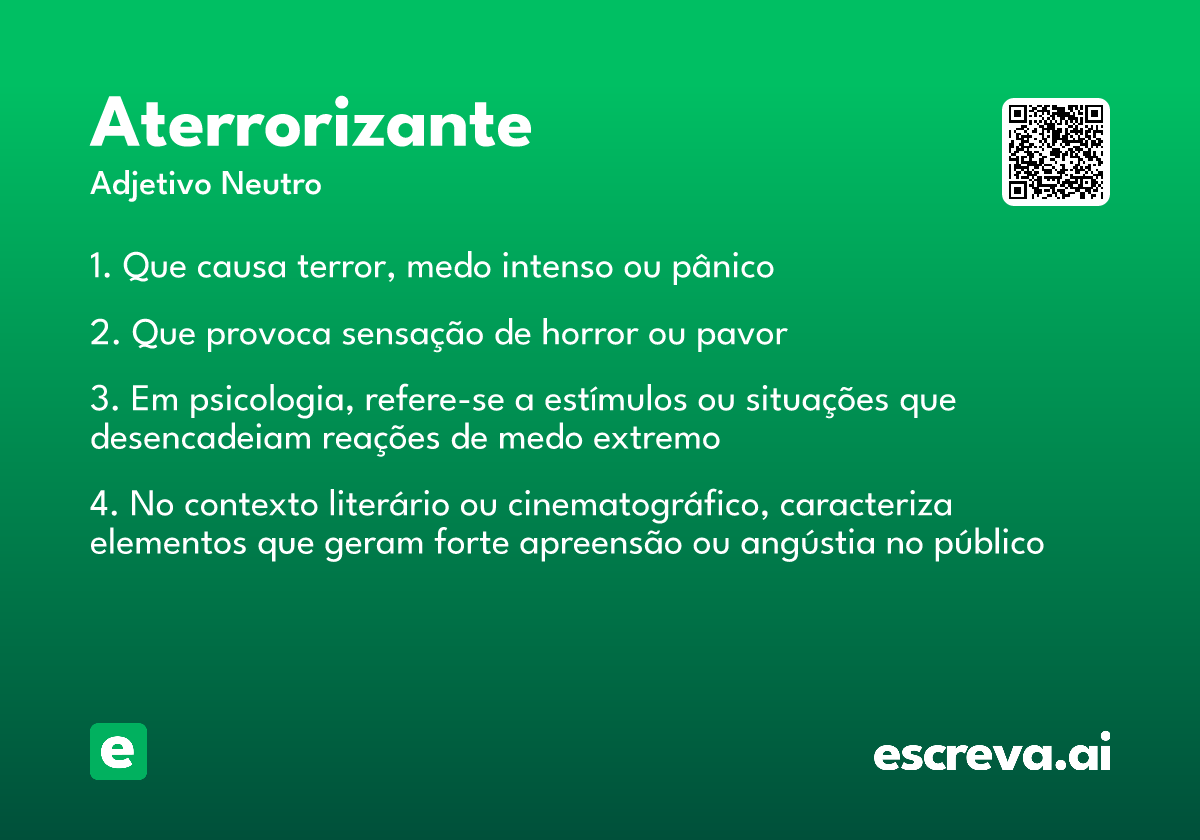 aterrorizante