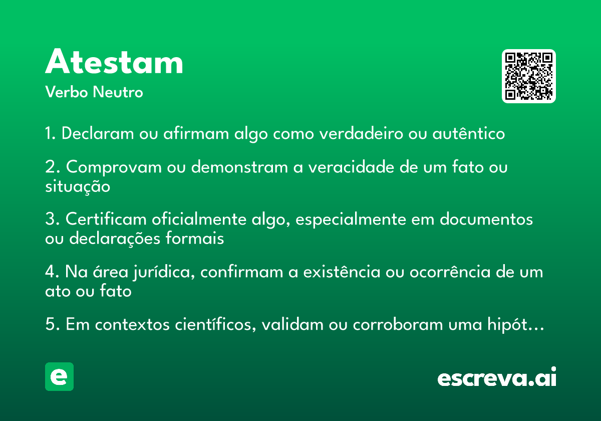 atestam