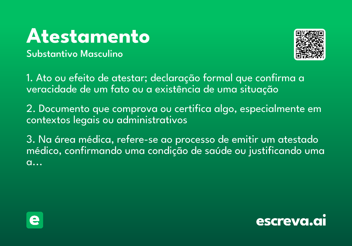 atestamento