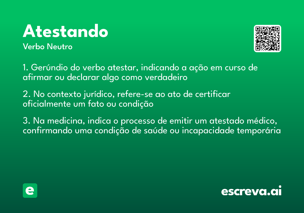 atestando