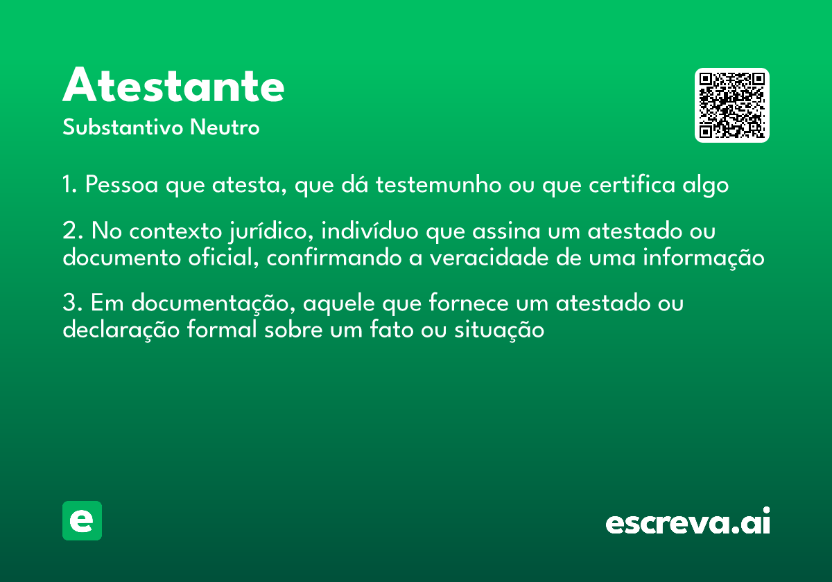 atestante