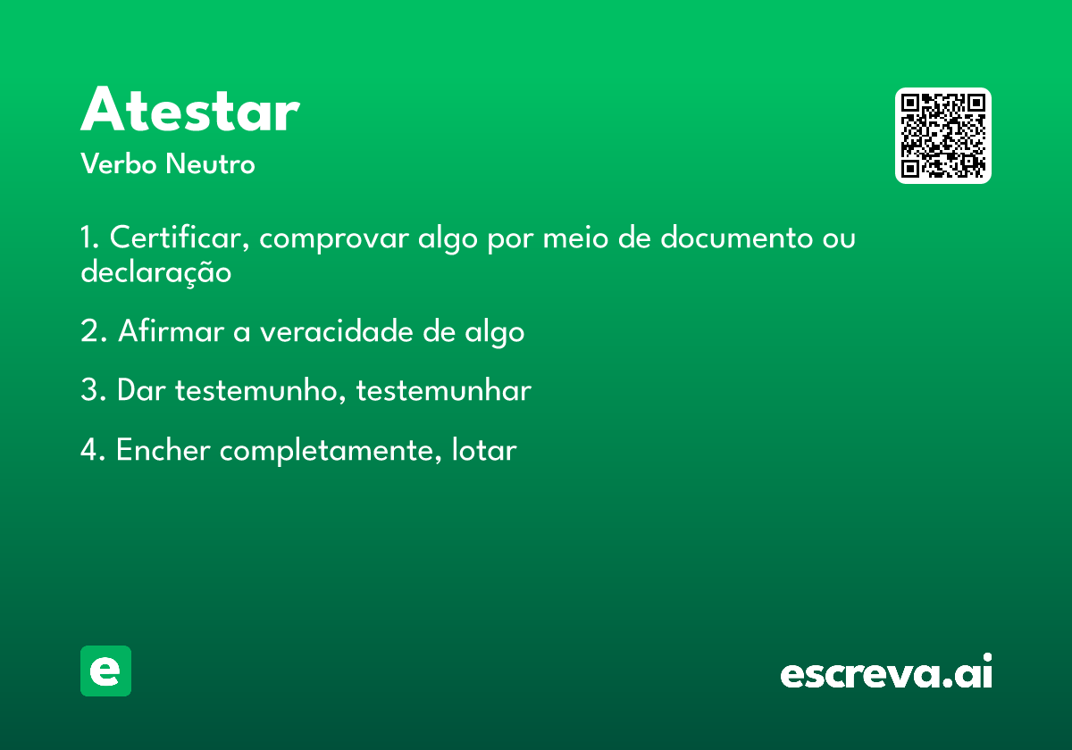 atestar