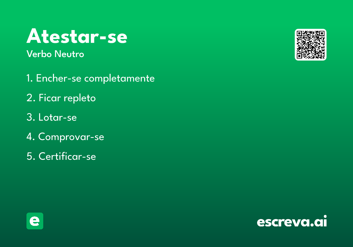 atestar-se