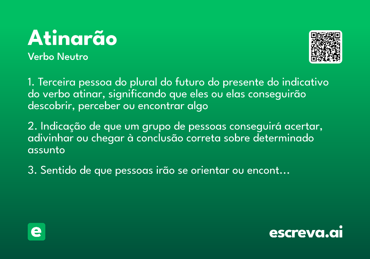 atinarão