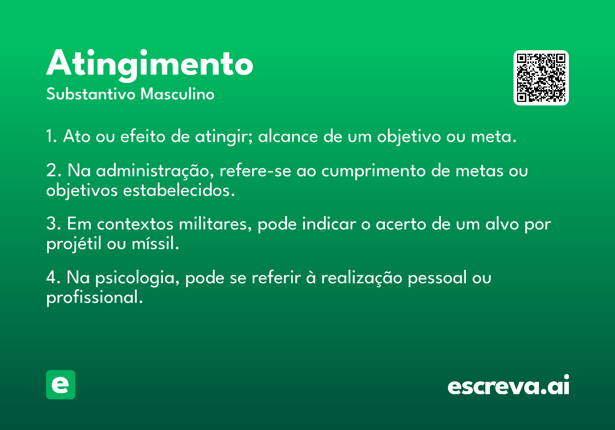 atingimento