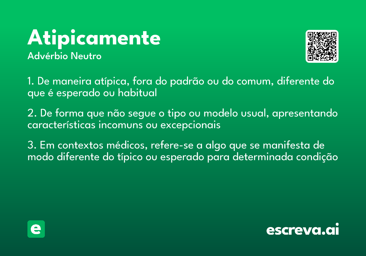 atipicamente