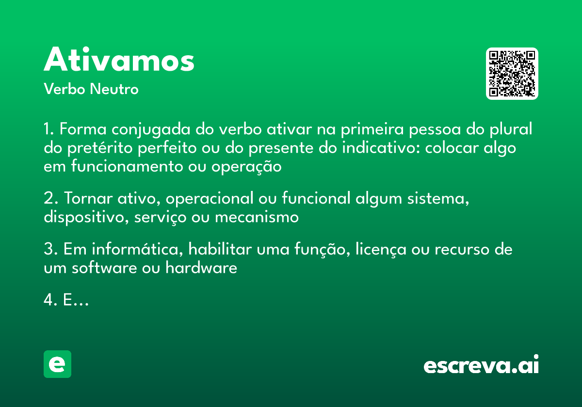 ativamos