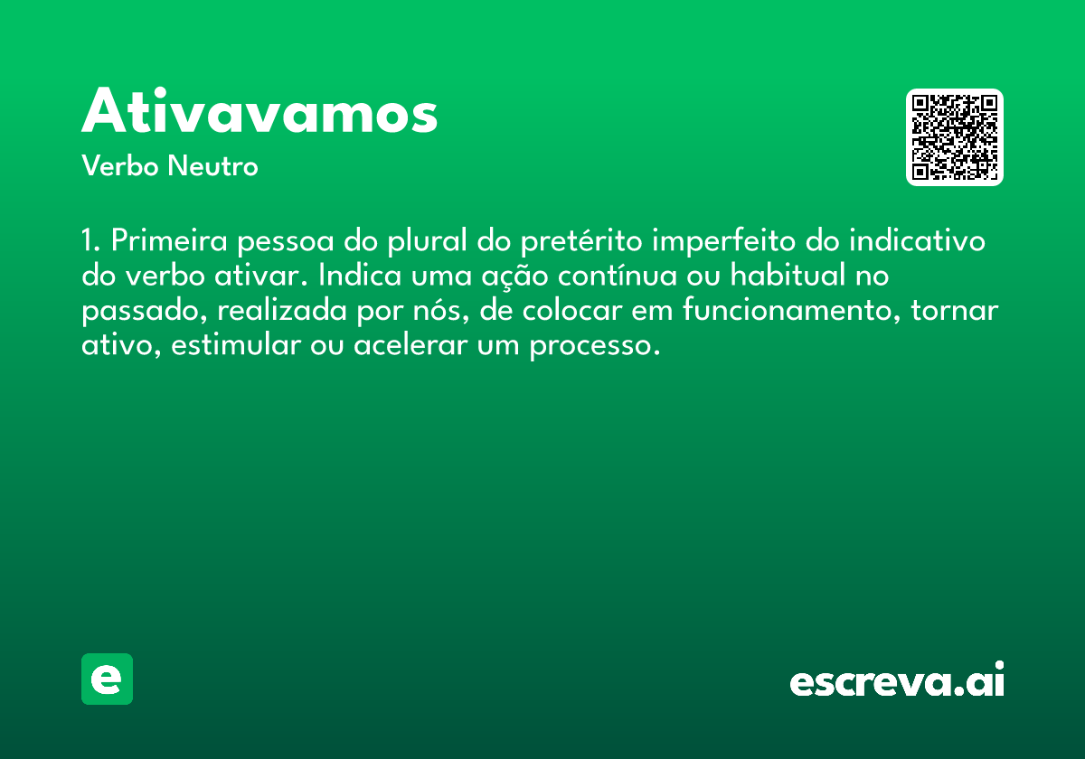 ativavamos