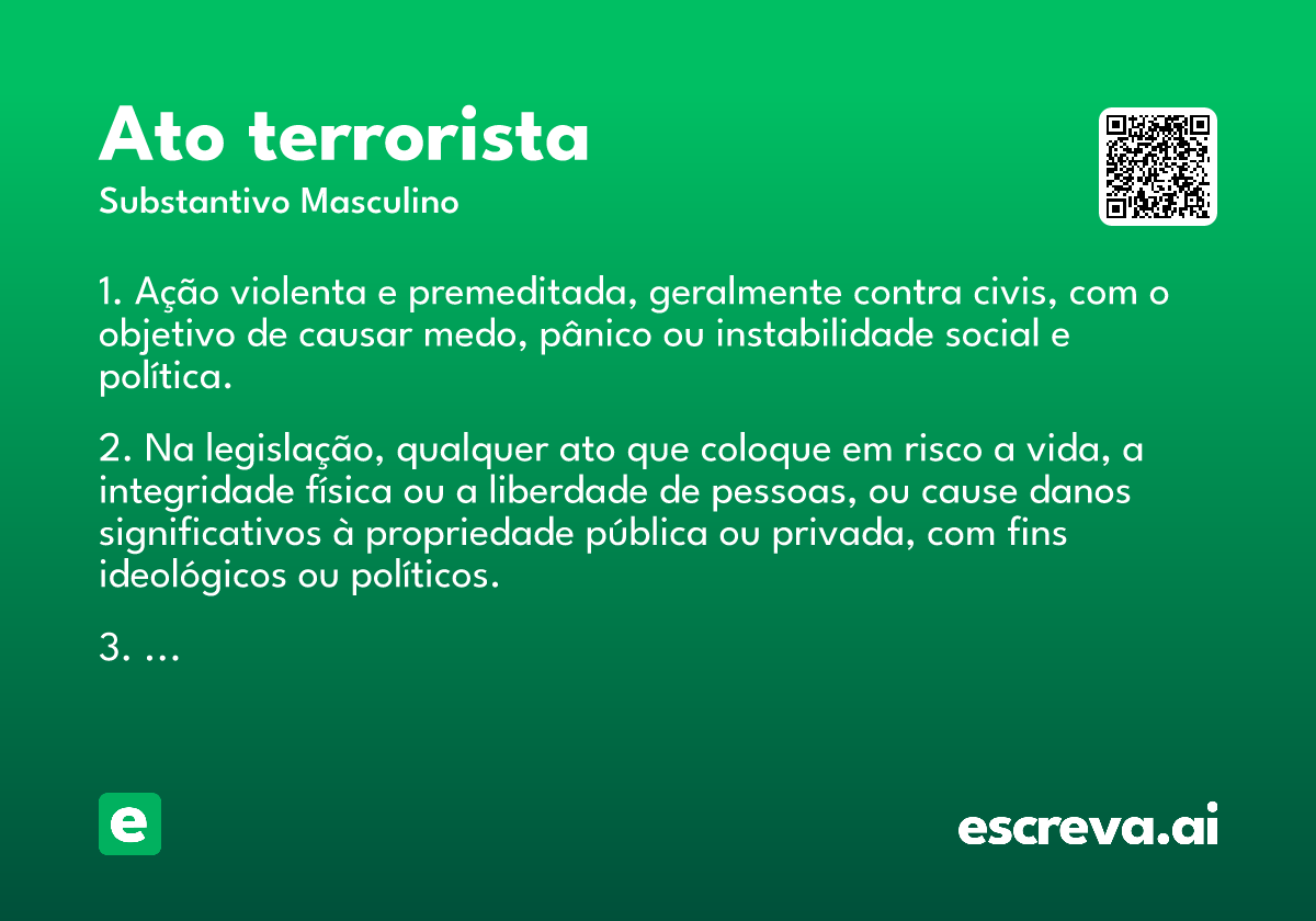 ato terrorista