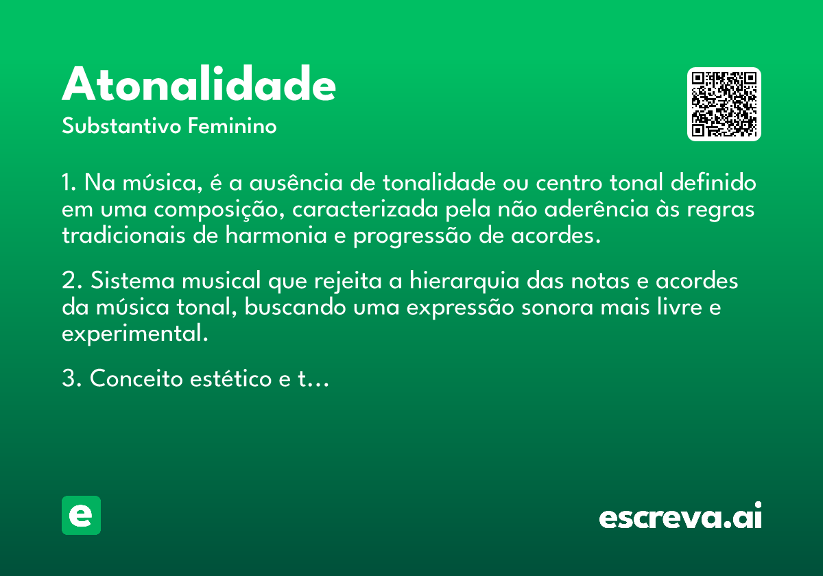 atonalidade