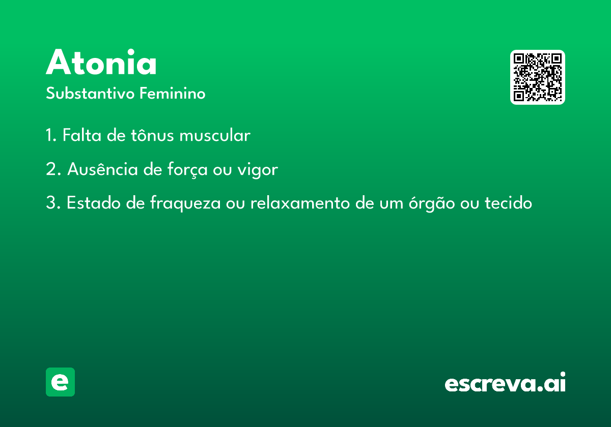 atonia