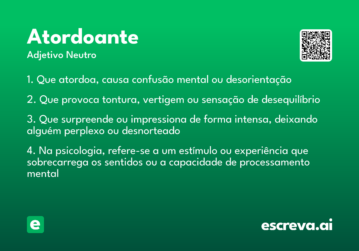 atordoante