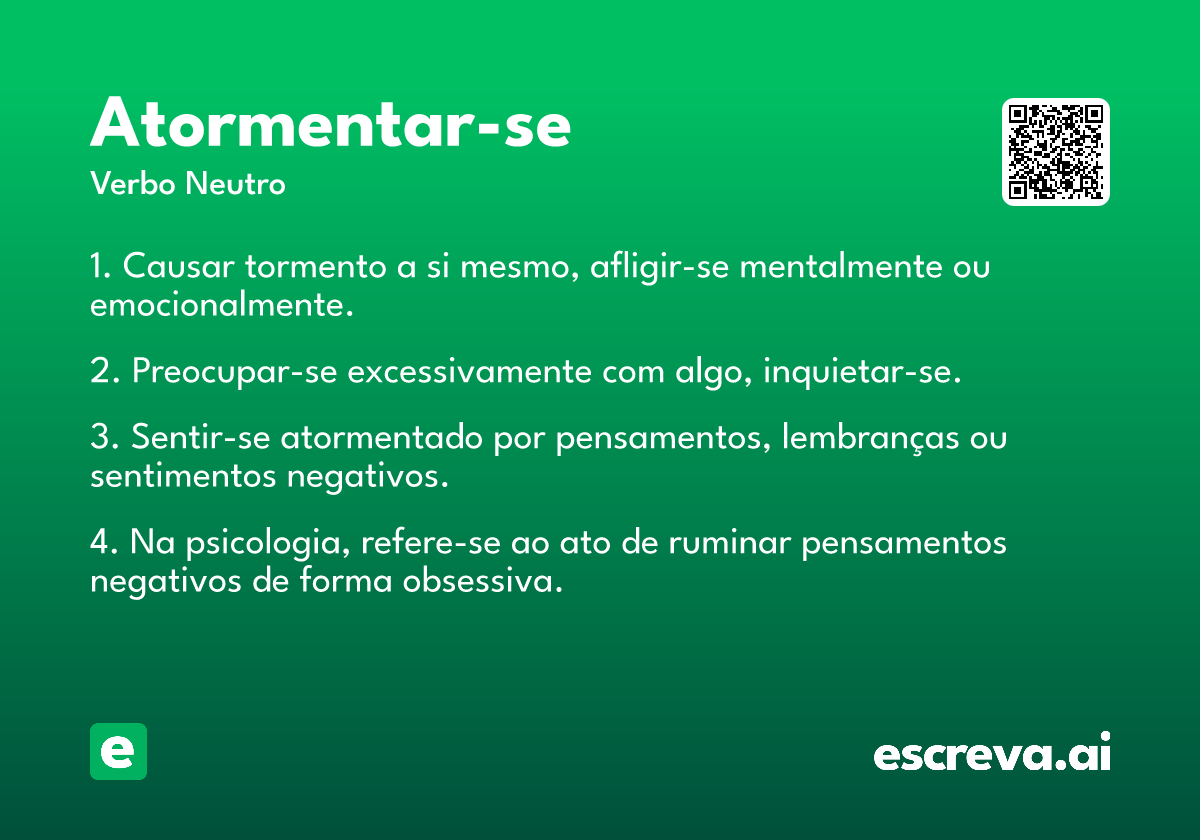 atormentar-se