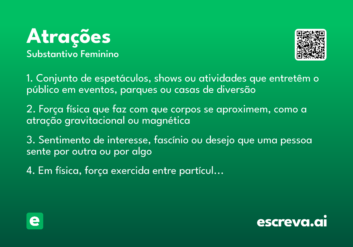 atrações