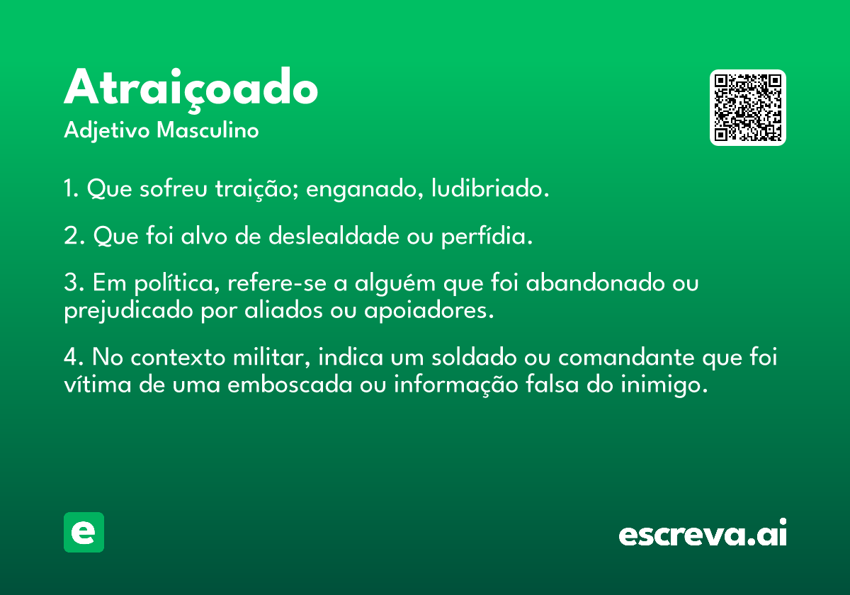 atraiçoado