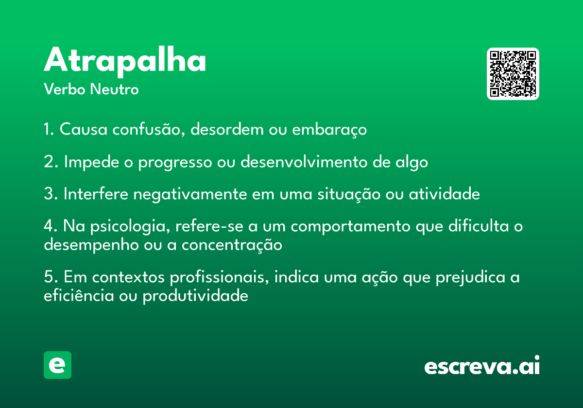 atrapalha