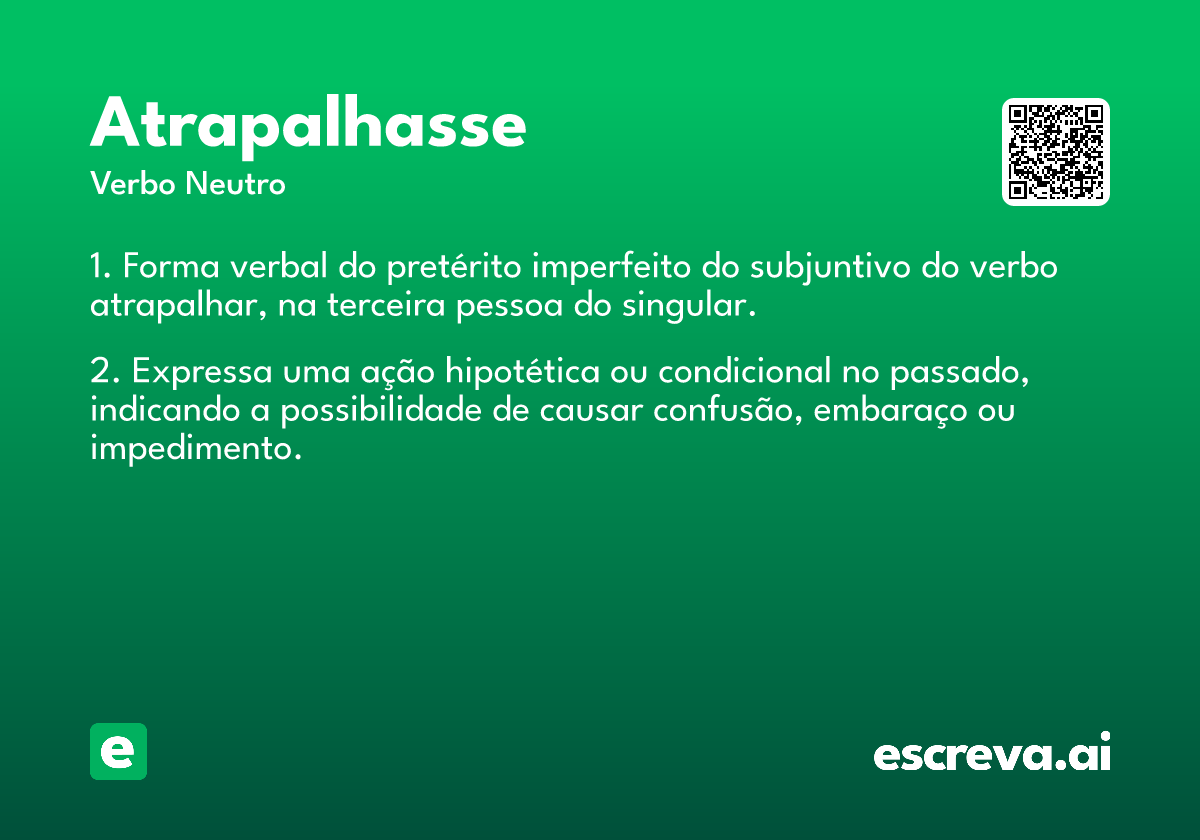 atrapalhasse