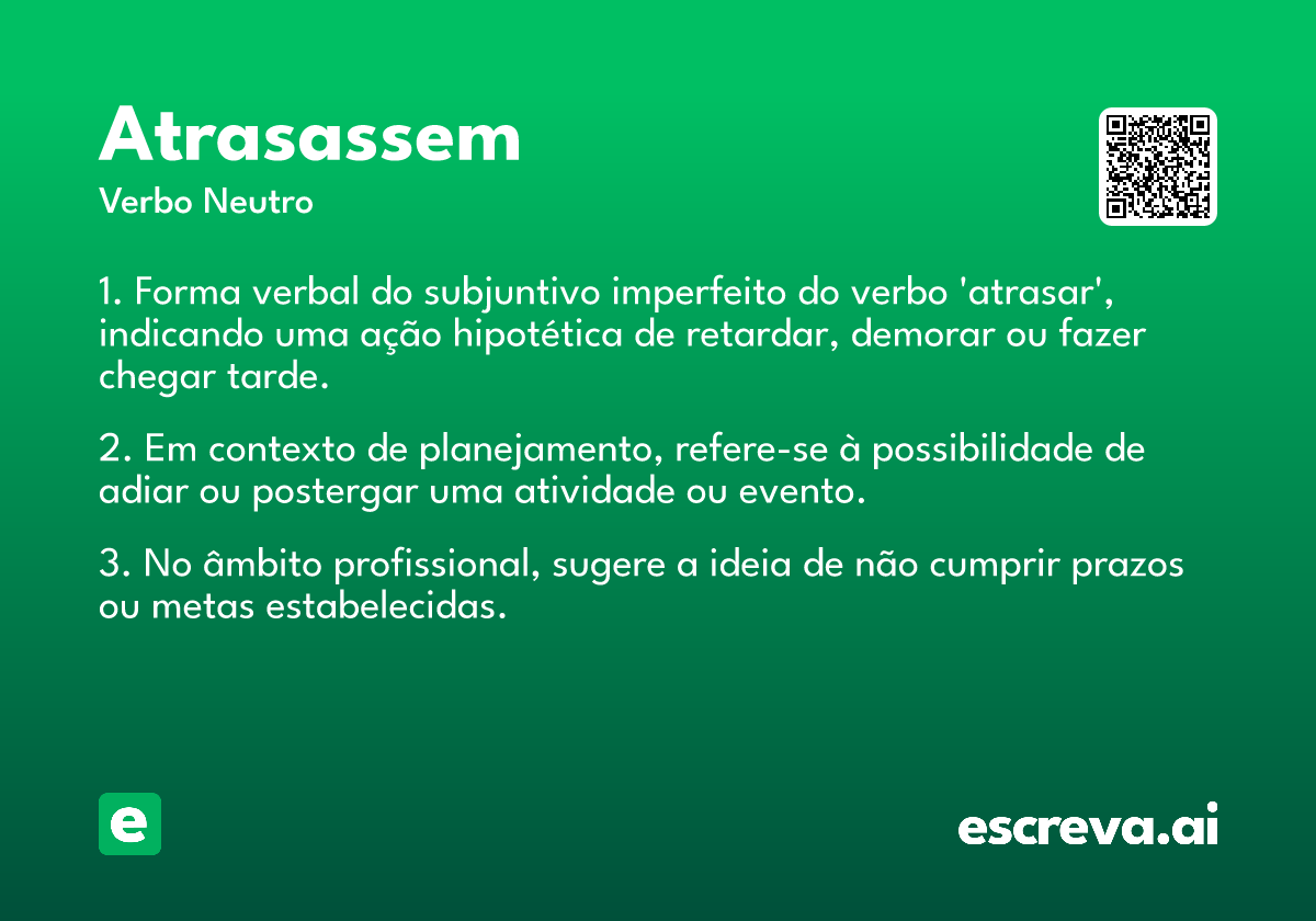 atrasassem