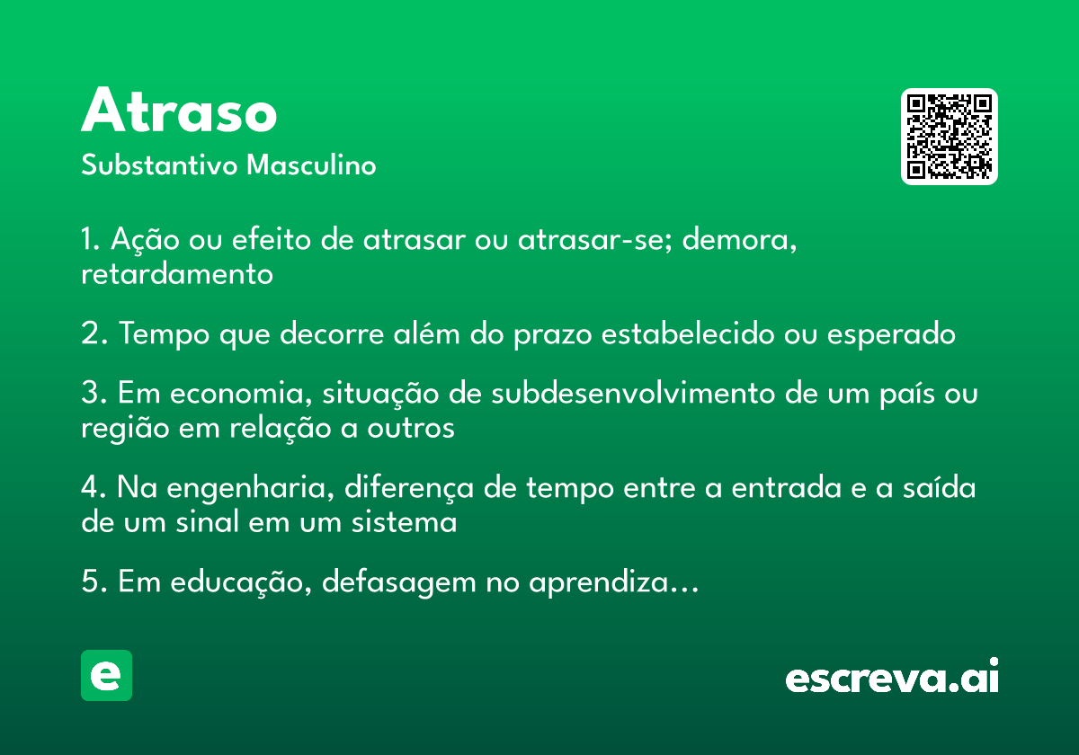 atraso