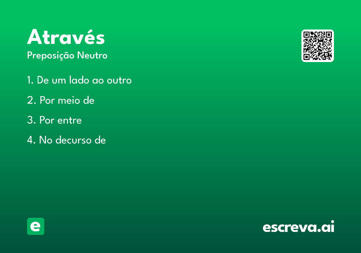 através