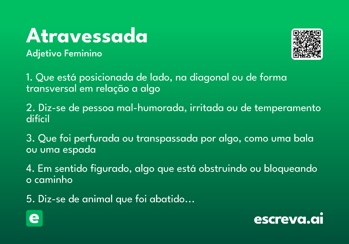 atravessada
