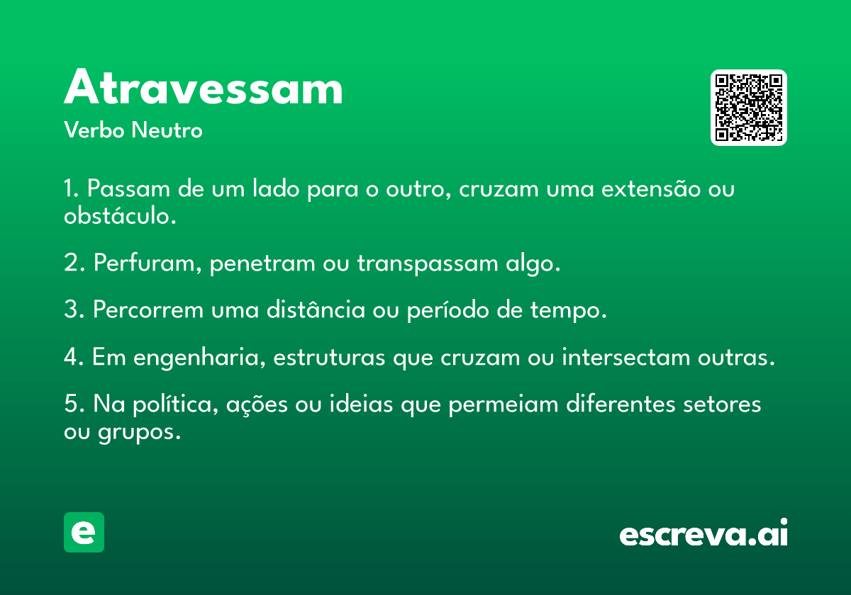 atravessam
