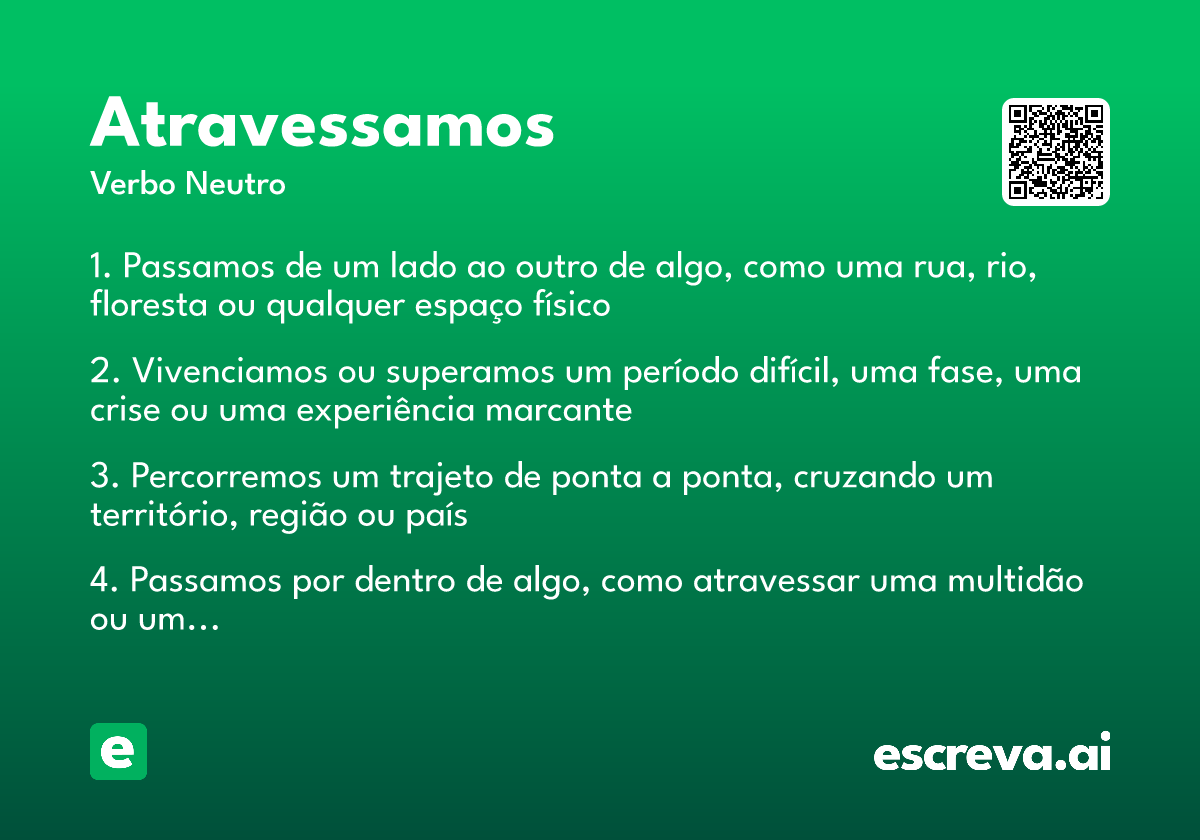 atravessamos
