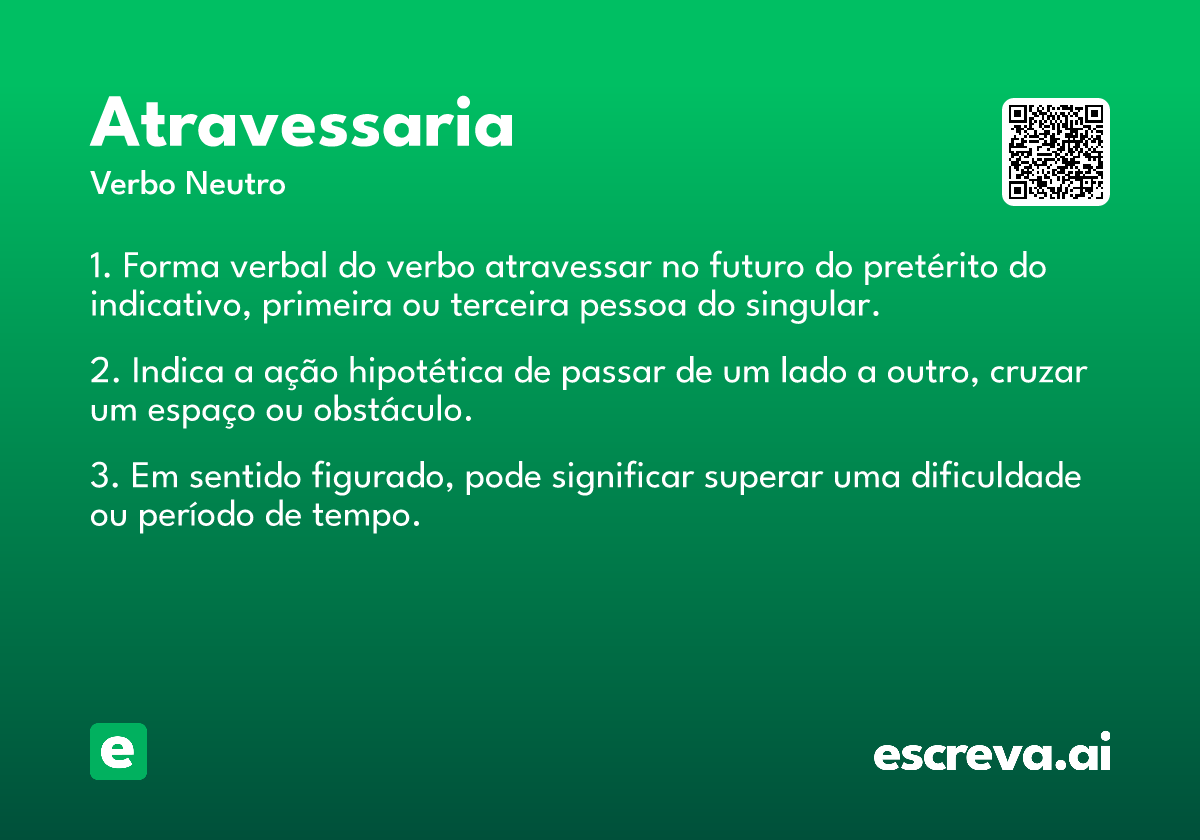 atravessaria