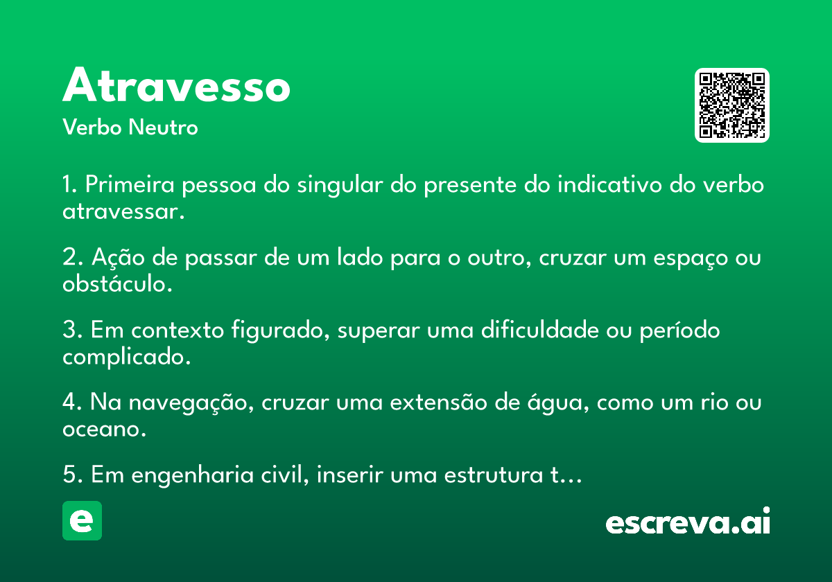 atravesso