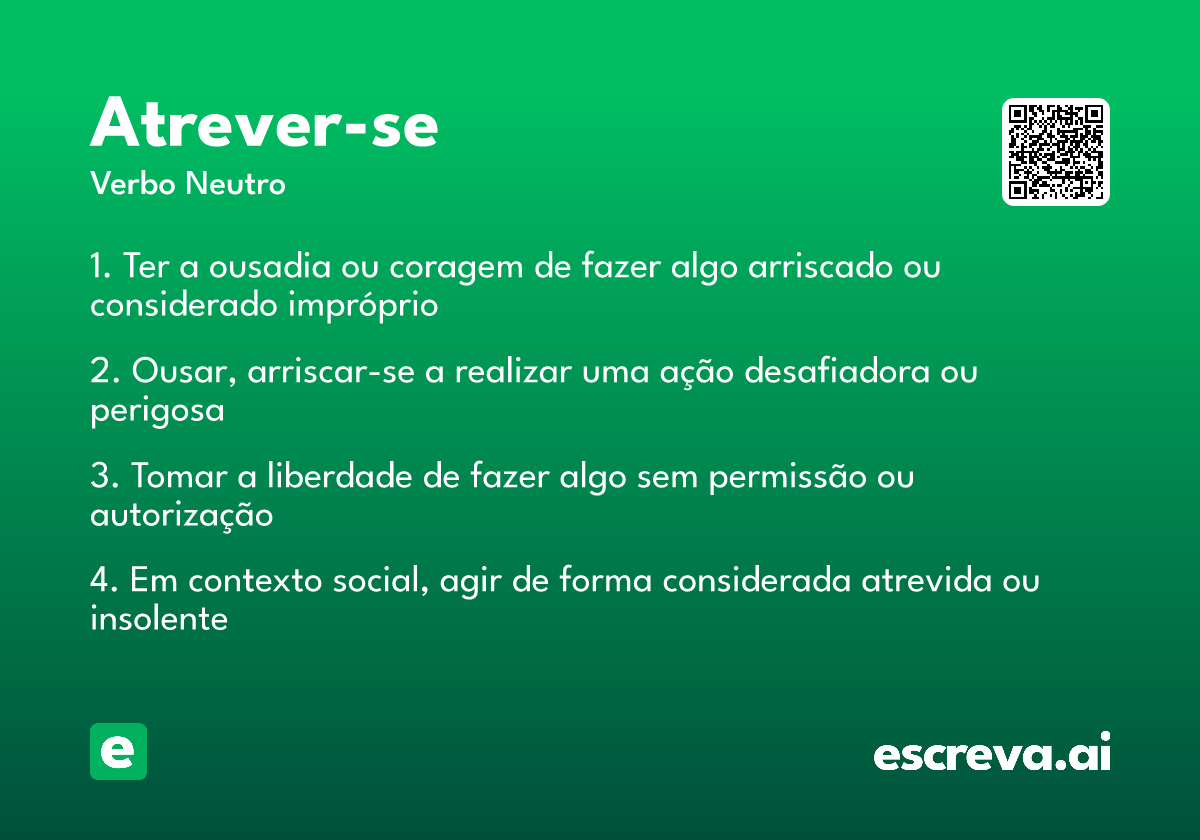atrever-se