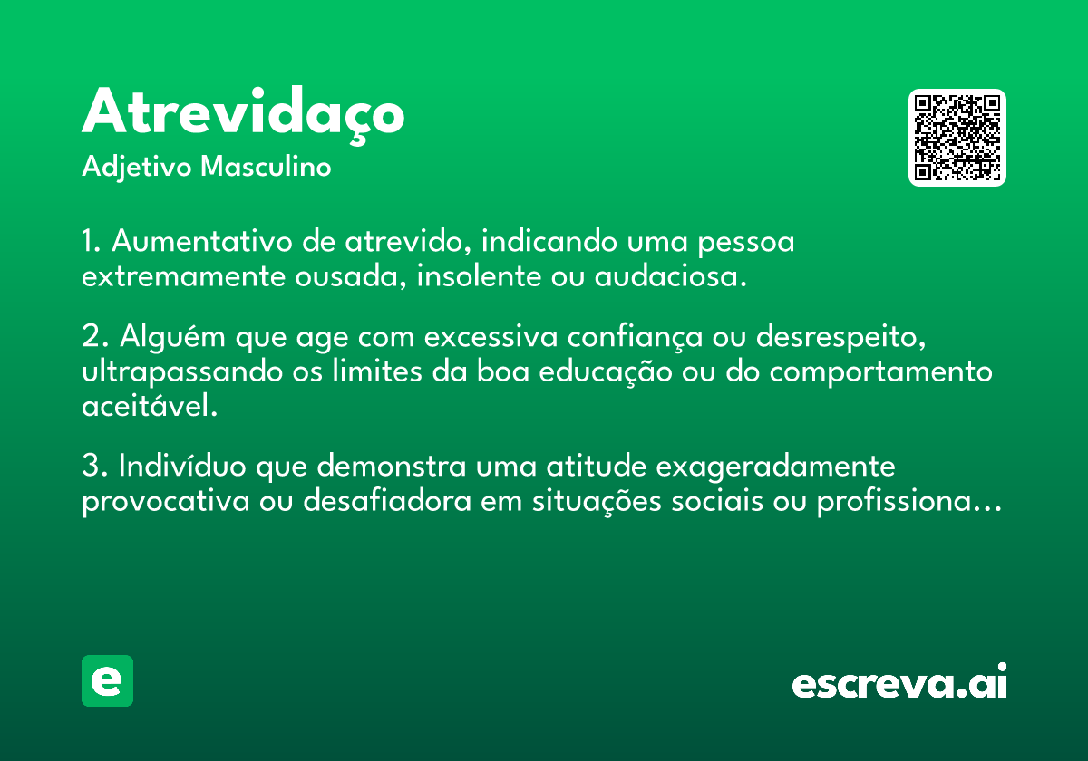 atrevidaço