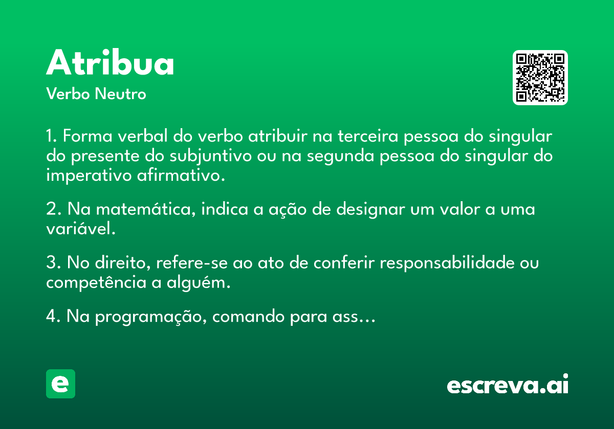 atribua