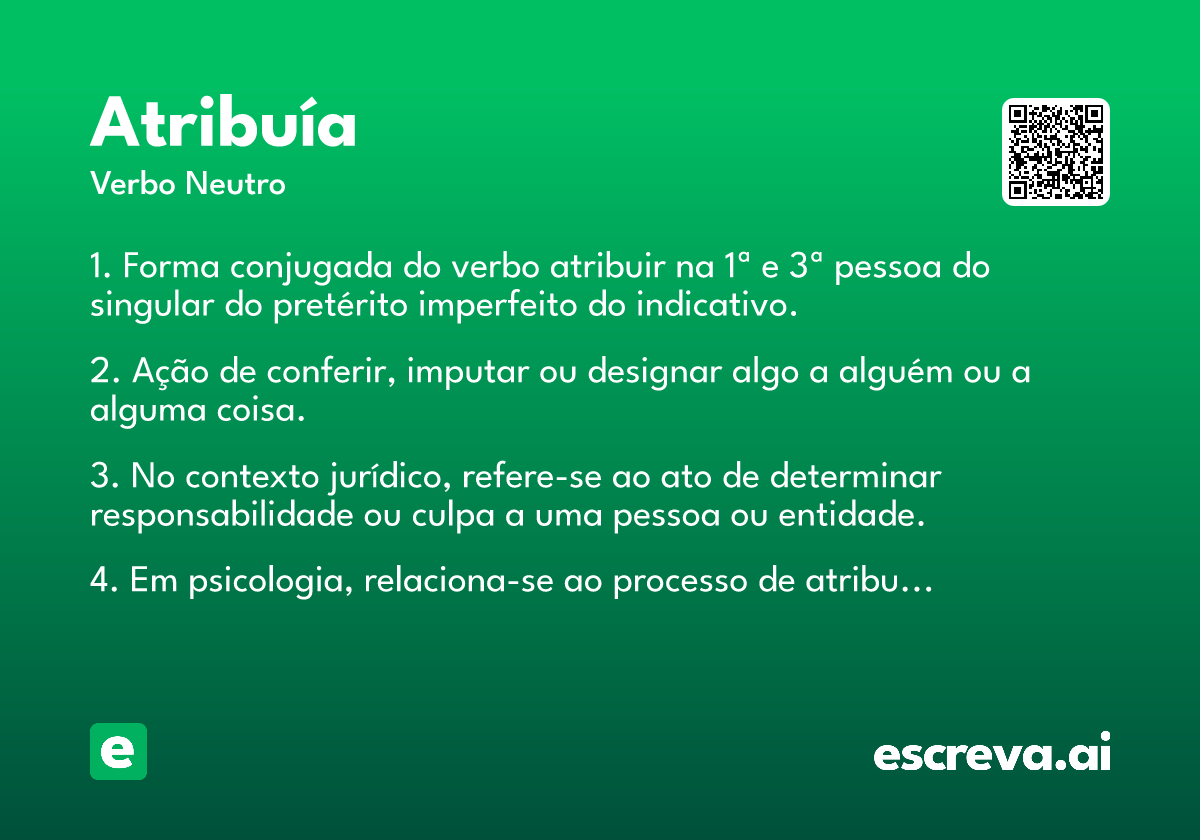 atribuía