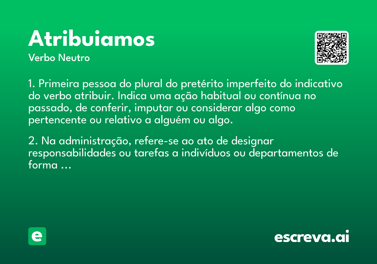 atribuiamos