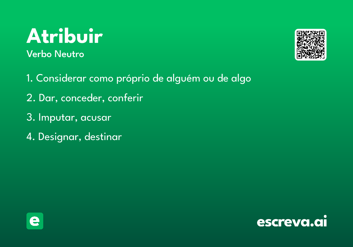 atribuir