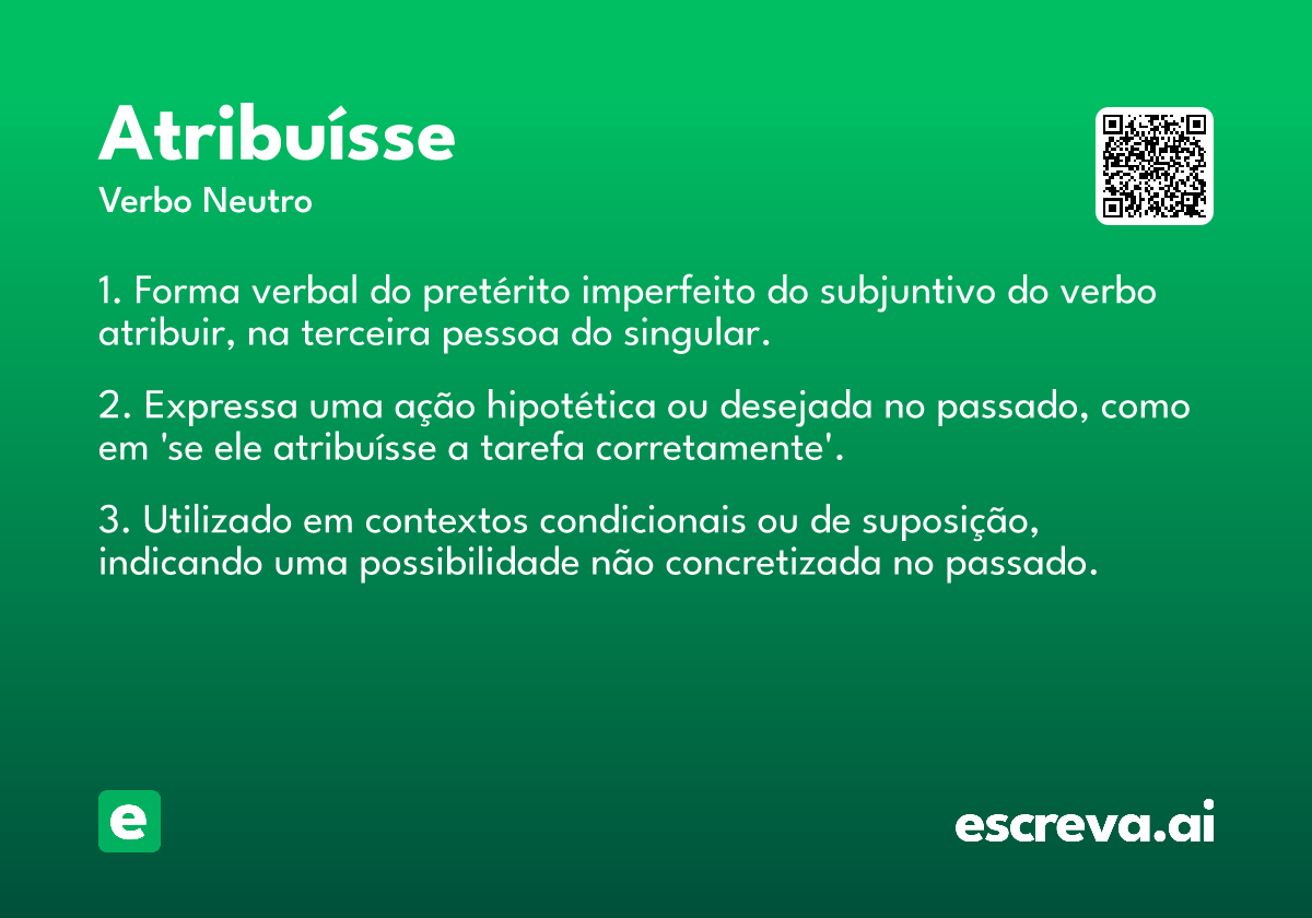 atribuísse