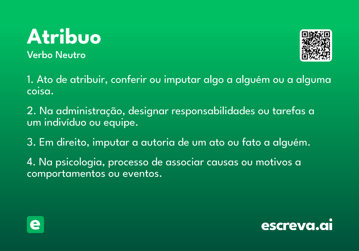 atribuo