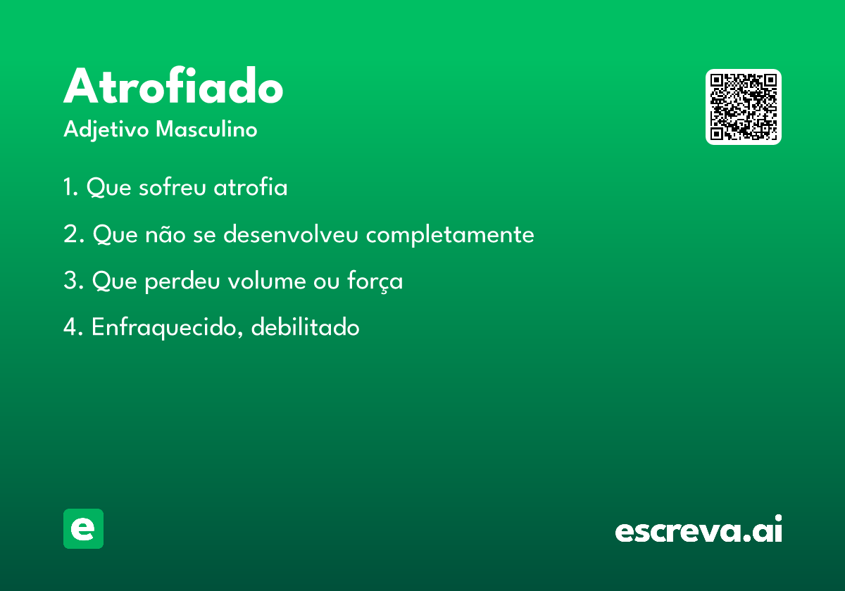 atrofiado