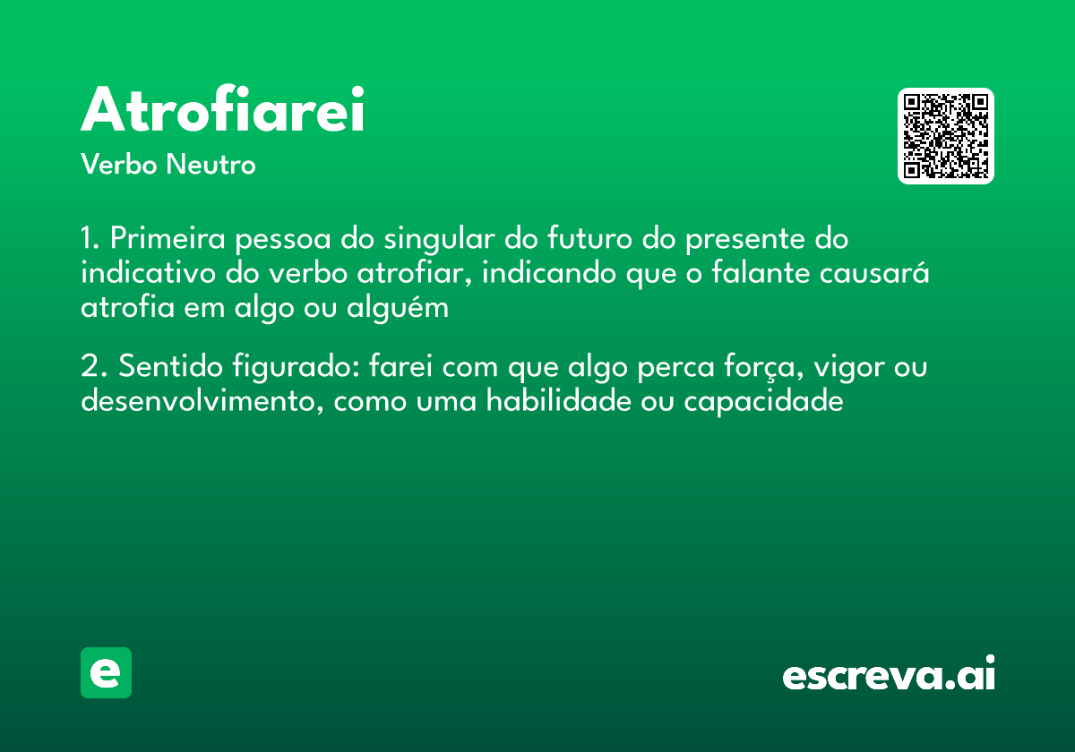 atrofiarei