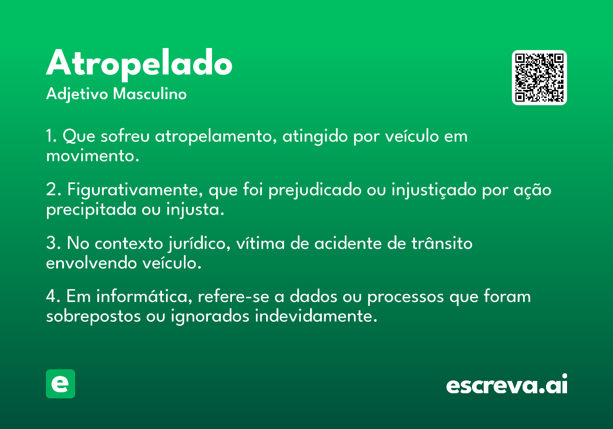 atropelado