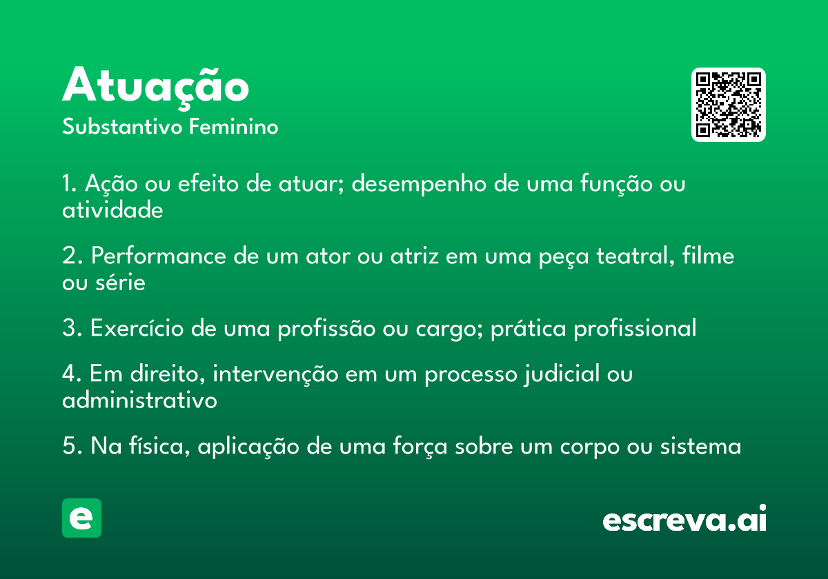 atuação