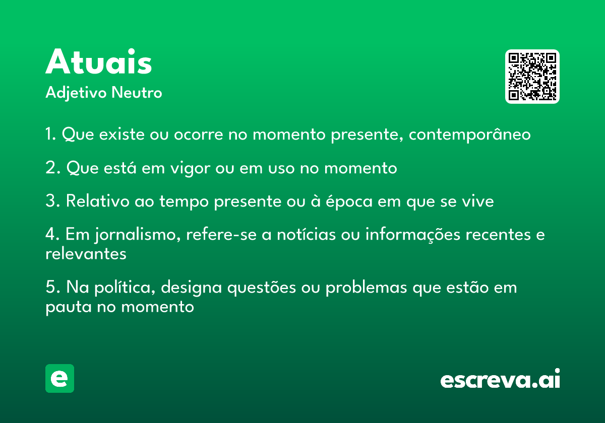 atuais