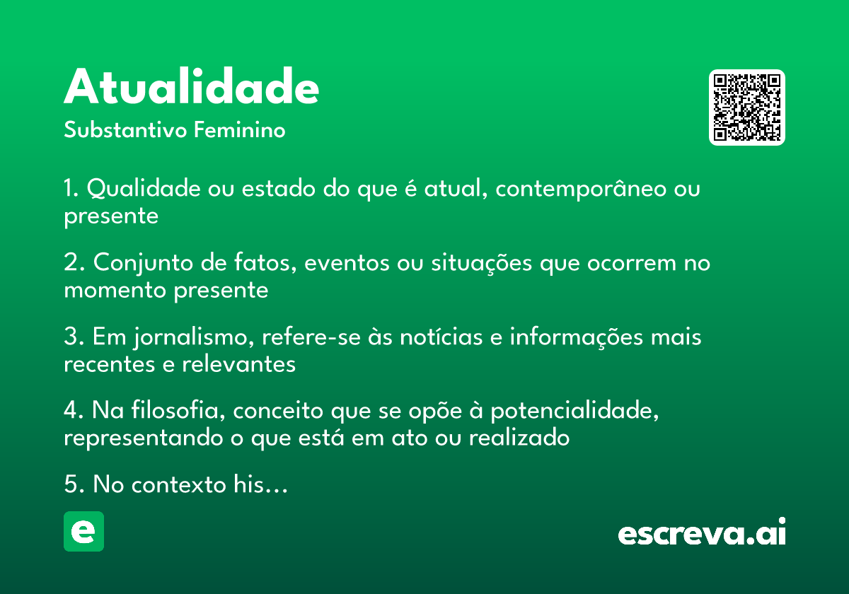 atualidade