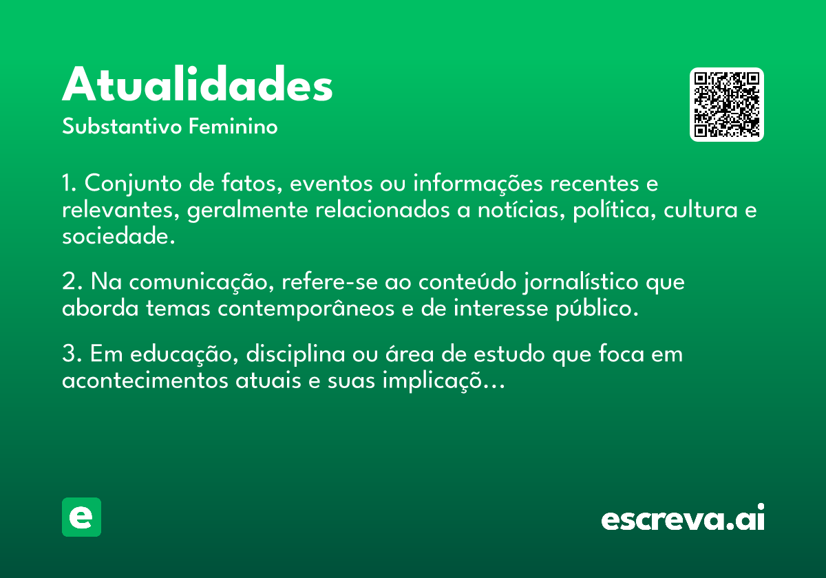 atualidades