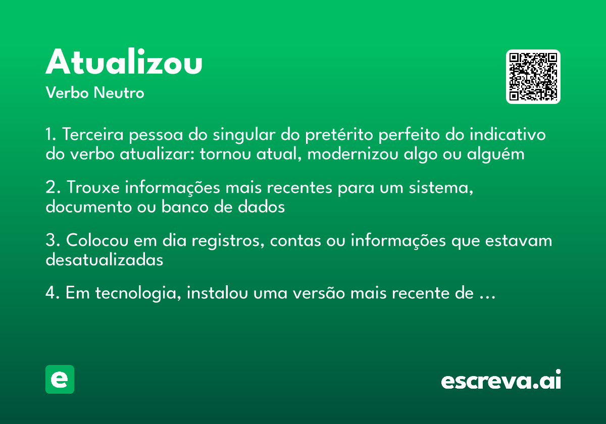 atualizou
