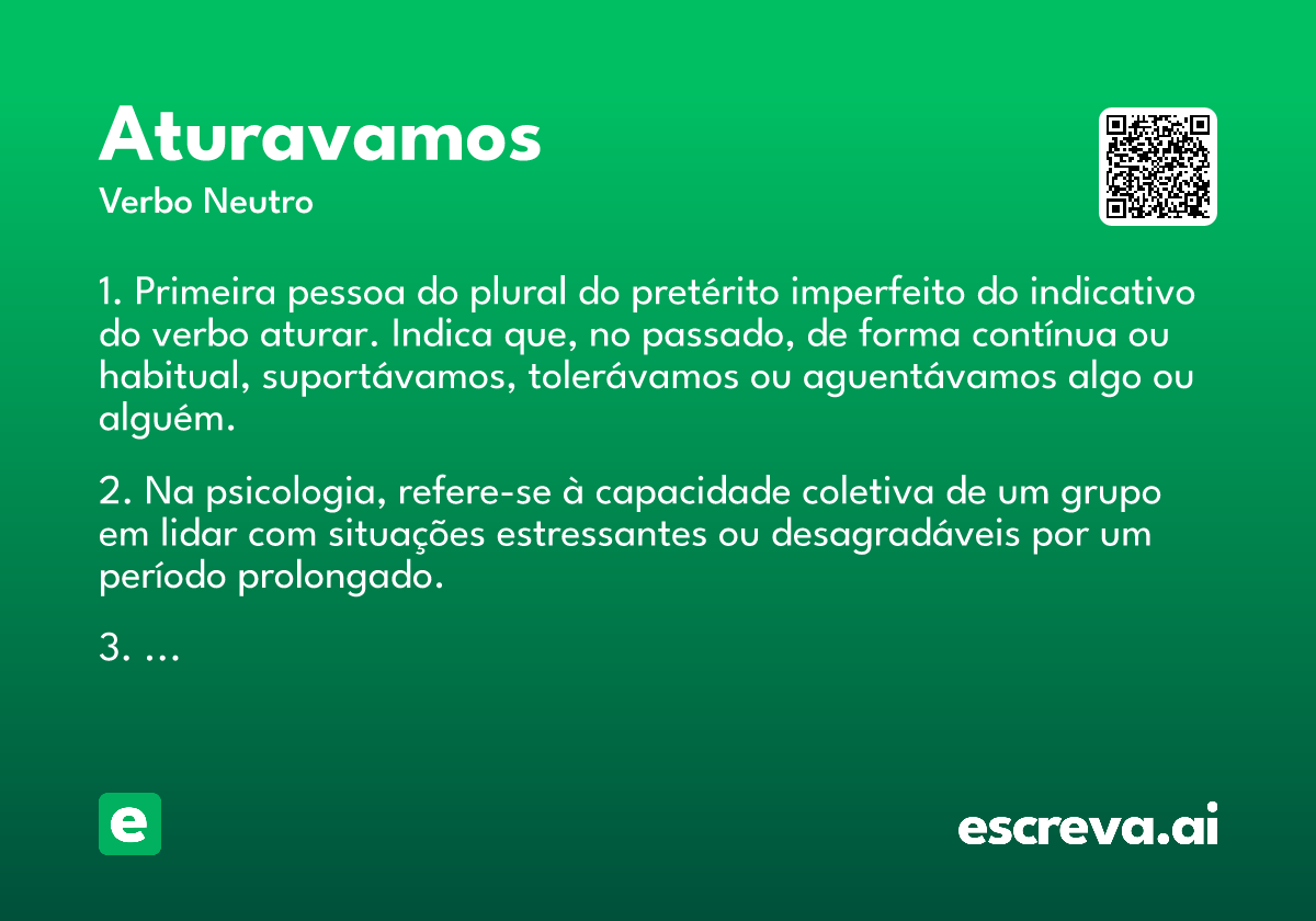 aturavamos