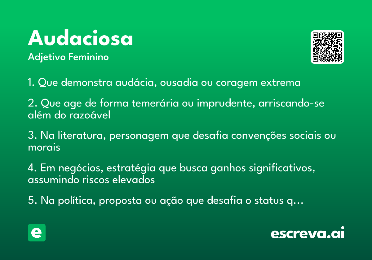 audaciosa